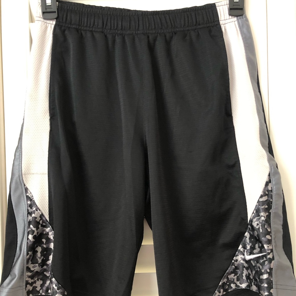 Men’s, black, polyester, Nike shorts